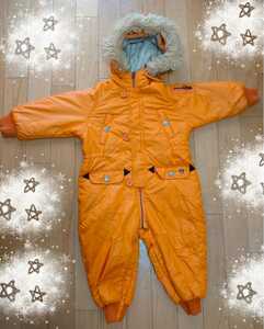 Miki House Dub рубин зимний детский комбинезон ( зимний костюм )90 см 
