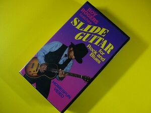 ビデオ◆ROY ROGERS/SLIDE GUITAR For Rock and Blues楽譜付き◆ロイ・ロジャース,スライドギター教則,VHS ビデオテープ Video Tape