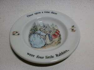 WEDGWOOD ウェッジウッド PETER RABBIT Kids Mini Plate ピーターラビット キッズ ミニ 皿　展示品　　　re-1