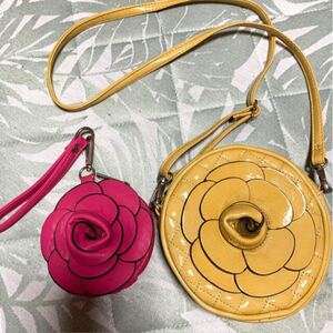 ショルダーバッグ ポシェット ばら 薔薇 ポーチ ロリ 花