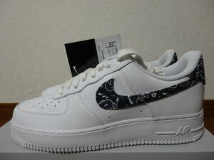 即決☆レア！限定！♪新品 NIKE ナイキスニーカー WMNS AIR FORCE 1 LOW '07 エアフォース１ ロー ペイズリー 28.0cm♪25周年記念♪40周年