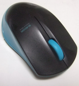 S size 3 button Bluetooth mouse ( blue & black,LED MOUSE).