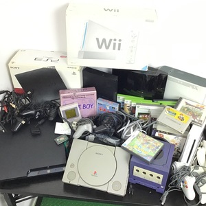 PS3 Wii キューブ Xboxなど 家庭用ゲーム機 本体8点 ソフト22点セット ★大量★ 着払い2箱【同梱不可/売り切り家電/01-317】