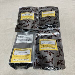 ルピシア ボンマルシェ / ティーバッグ 木イチゴ麦茶 マスカット紅茶 ピーチマンゴー/リーフ ルイボス実りの季節/4袋セット