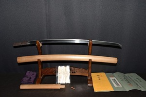 (BC-43)刀◆銘文「二王倫清」◆室町初期応永頃約600年前◆日本美術刀剣保存協会認定書付