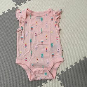 baby gap ロンパース 60cm ピンク ベビー服 赤ちゃん 出産準備 ベビーギャップ