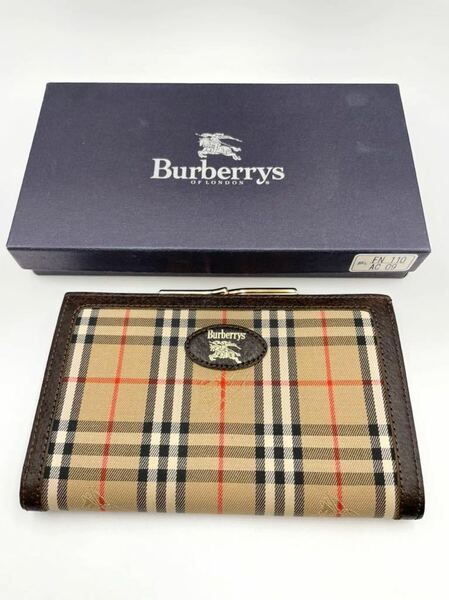 未使用品　バーバリー　二つ折り財布　小銭入れ付き　BURBERRY メンズ　レディース　コインケース　