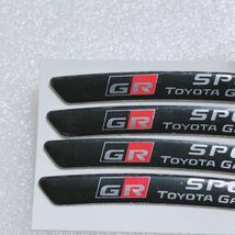 GR TOYOTA GAZOO Racing yaris ヤリス RS RC HV RZ HV 86 スープラ SZ コペン プリウスα PHV chr GRMN アクア ヴォクシー ステッカー_画像5