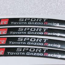 GR TOYOTA GAZOO Racing yaris ヤリス RS RC HV RZ HV 86 スープラ SZ コペン プリウスα PHV chr GRMN アクア ヴォクシー ステッカー_画像6