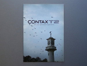 [ catalog only ]CONTAX T2 1994.07 inspection Contax Carl Zeiss Carl Zeiss Kyocera 