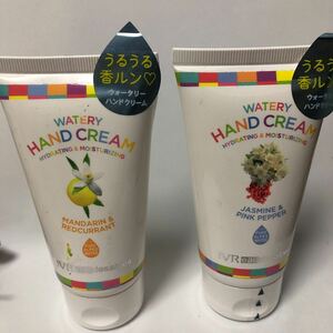 IVR water hand cream 2 kind set man da Lynn & red ka Ran to jasmine & pink pepper Italy made 