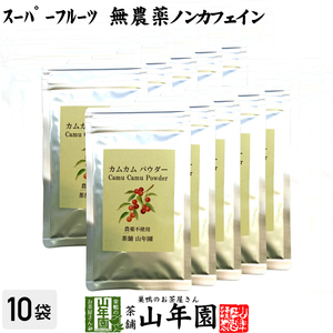 健康食品 無農薬 カムカムパウダー 50g×10袋セット ペルー産 粉末 ノンカフェイン 送料無料