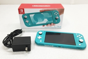 0621758J★ 【ジャンク】Nintendo Switch Lite ターコイズ 任天堂 ニンテンドー スイッチ ライト　