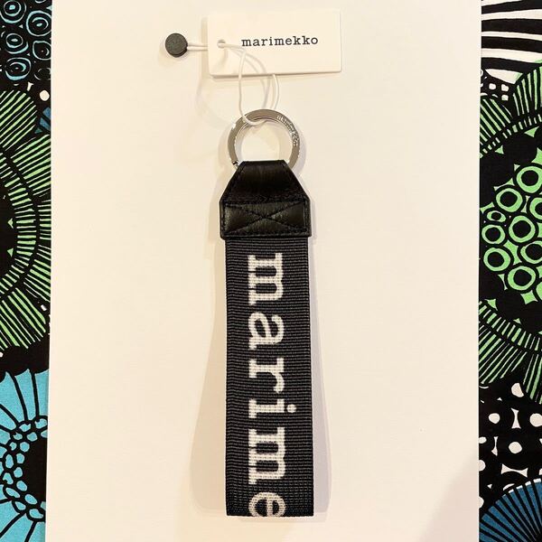 marimekko マリメッコ Joukkio Logo キーチェーン 新品タグ付き