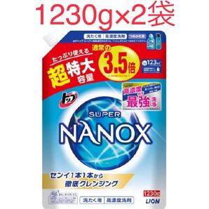 トップ スーパーナノックス 高濃度 1230g 2袋セット NANOX