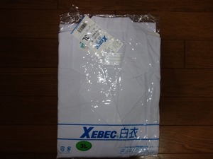 XEBEC 25125 long sleeve experiment .*3L for women *ji- Beck white garment uniform 