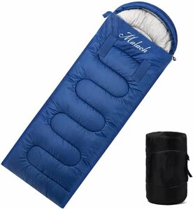 寝袋 シュラフ 1.8KG 封筒型 保温 コンパクト 軽量 収納便利 防水 丸洗い可能 キャンプ アウトドア 車中泊 防災 避難用 スリーピングバッグ
