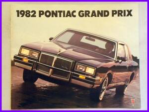 *1982 year * Pontiac Grand Prix English catalog *