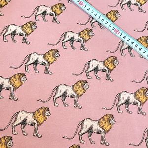 【専用sa】裏起毛 トレーナーニット 棚卸しセール 180×75cm 伸縮 横中、縦小 ライオン ハンドメイド 生地 ニット生地 犬服 tk1870 1230-6