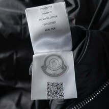 美品*MONCLER/モンクレール/2/定価334,400円/ALLEMAND/リアルファー/羊毛100%/ダウンジャケット/グレー/メンズ_画像6