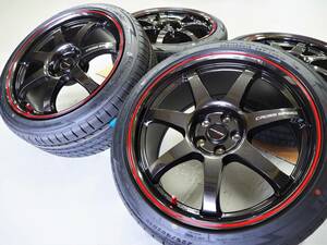 軽量 クロススピード CR7 18inch 5H114.3 8.5J+38 9.5J+35 輸入 225/40R18 シルビア スカイライン 180SX チェイサー マークⅡ