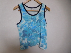 [ postage included ] Takeo Kikuchi light blue Thai large tank top 