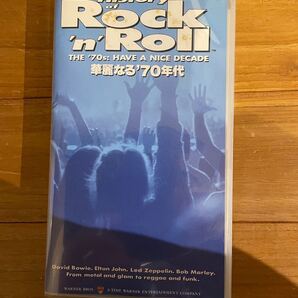 【希少品】THE HISTORY ROCK'N'ROLL 華麗なる70年代 VHSビデオテープ