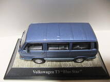 １／４３ フォルクスワーゲンＴ３ Volkswagen T3 Bus Blue Star １：４３ミニカー_画像3
