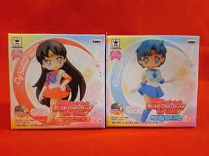  Pretty Soldier Sailor Moon .... figure for girls sailor ma-z& sailor Mercury figure 2 kind 