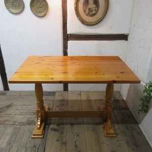 イギリス アンティーク 家具 SALE セール ダイニングテーブル パブテーブル 作業台 木製 パイン 英国 TABLE 6770bz 特価