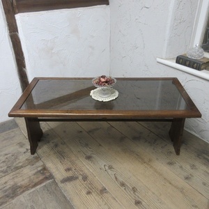  England antique furniture coffee table runner table gala Stop display shelf wooden oak Britain SMALLTABLE 6975bz