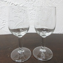 イギリス キッチン雑貨 ペア シェリーグラス ワイングラス アルコールグラス コップ 2個 インテリア雑貨 英国 glass 1323saz_画像2