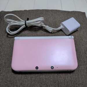 【美品】ニンテンドー3DS LL ピンク×ホワイト ACアダプタセット