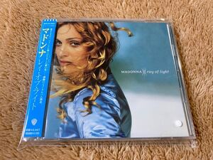 美品 国内盤 帯付CD マドンナ レイ・オブ・ライト MADONNA Ray Of Light 解説・歌詞・対訳付 送料無料