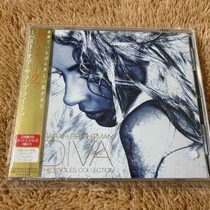 美品　日本盤帯付CD サラ・ブライトマン ベスト 輝けるディーヴァ　ボーナストラック　SARAH BRIGHTMAN Diva Singles Collection 送料無料