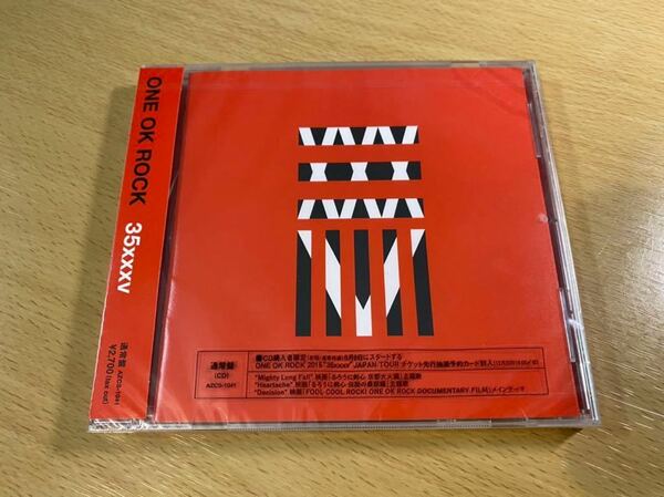 新品未開封　ONE OK ROCK 35xxxv 通常盤　CD 定価2970円　即決　送料無料