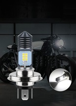 BA20D H4BS バイク LEDヘッドライト HI/LO切替 ホワイト 2個_画像2