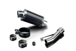 DELKEVIC スリップオンカーボンオーバルマフラー★HONDA GB500F/TT 1985-1990 225mm KIT03DR