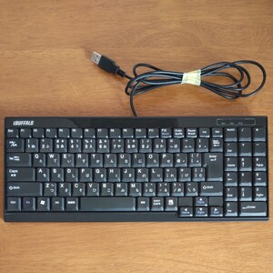 USBキーボード buffalo バッファロー パンタグラフキーボード BSKBU03BKJ