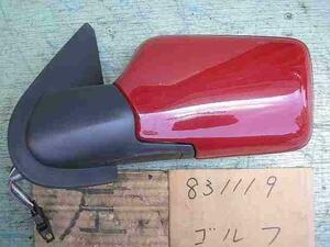 VW Golf E-1HADY left side mirror K1354