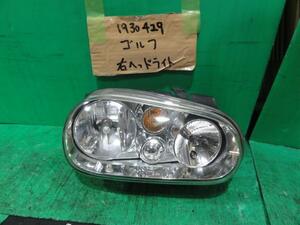 VW ゴルフ GH-1JAZJ 右ヘッドランプASSY 417509