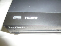 ☆ PortTech DVD 08Dーdvp40hd DVDプレーヤー 2020年製 大阪から AA2110 _画像9