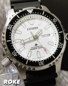 限定モデル FUGU フグ 新品 シチズン CITIZEN 正規品 プロマスター 腕時計 NY0118-11A 自動巻き腕時計 200M防水 メカニカルウォッチ