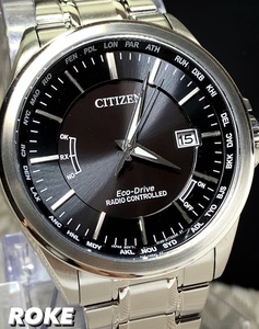 新品 シチズン CITIZEN 正規品 radio controlled 腕時計 エコドライブ eco-drive 電波ソーラー腕時計 日本製 ジャパンムーブメント メンズ