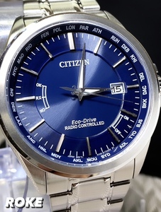 新品 シチズン CITIZEN 正規品 radio controlled 腕時計 エコドライブ eco-drive 電波ソーラー腕時計 ジャパンムーブメント 日本製 メンズ