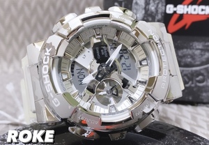 冬 NEWモデル 新品 CASIO カシオ 正規品 G-SHOCK Gショック ジーショック 腕時計 スケルトン カモフラージュ 強化ステンレスベゼル