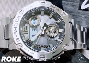 新品 G-SHOCK タフソーラー腕時計 G-STEEL カシオ Gショック Gスチール CASIO 正規品 腕時計 アナデジ モバイルリンク GST-B300SD-1A