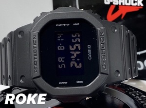 新品 G-SHOCK Gショック ジーショック カシオ CASIO 正規品 腕時計 デジタル 腕時計 ブラック 限定モデル Solid Colors ソリッドカラーズ