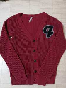  size :1 largish men's M corresponding beautiful goods glamb gram cotton knitted cardigan sweater jacket 
