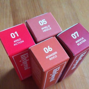 1567新品口紅4本■リリーバイレッド